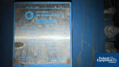 USED SGL Systems 99 Sq Ft SGL Carbon Unibloc Heat Exchanger, 100/100#