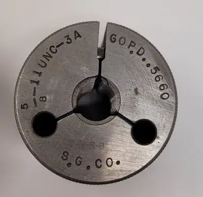 USED S.G. CO. THREAD RING GAUGE