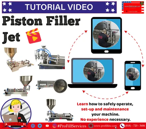 Tutorial Video (Piston Filler Jet)