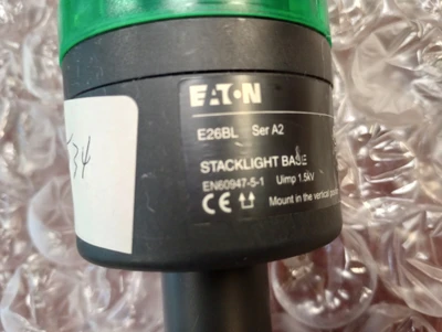 USED Eaton EATON CORPORATION  E26BL STACKLIGHT BASE WITH 4 LIGHTS SER A2+ PO