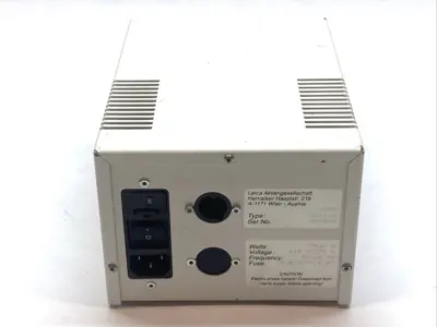 Used Leica Fiber Optic Light Source 115V/230V 60W 50-60Hz 0.8 AT/0.4 AT Light Source Equipment Michigan US | Maverick Industrial Sales #1393522