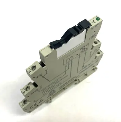 USED WEIDMÜLLER MICROSERIES RELAY MODULE MRS 24VDC 1CO