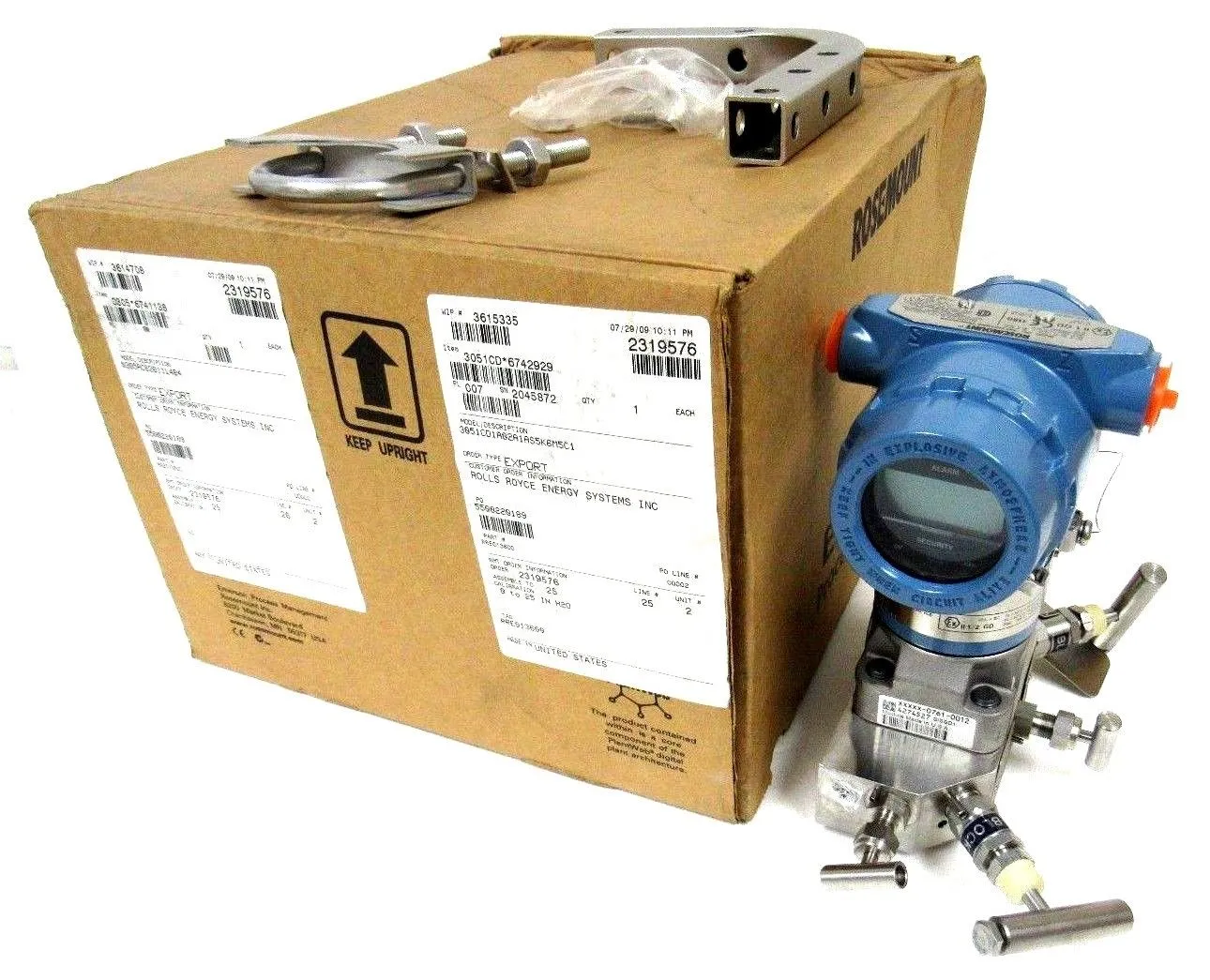 NEW ROSEMOUNT 0305AC62B11L4B4 PRESSURE TRANSMITTER 3051CD1A02A1AS5K6M5C1 3051CD