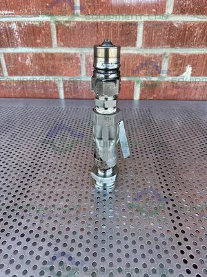 USED SPIRAX SARCO ANSI 600 A351 CF3M STEEL STRAINER W/ 1" SANITARY TO QUICK CONNECT