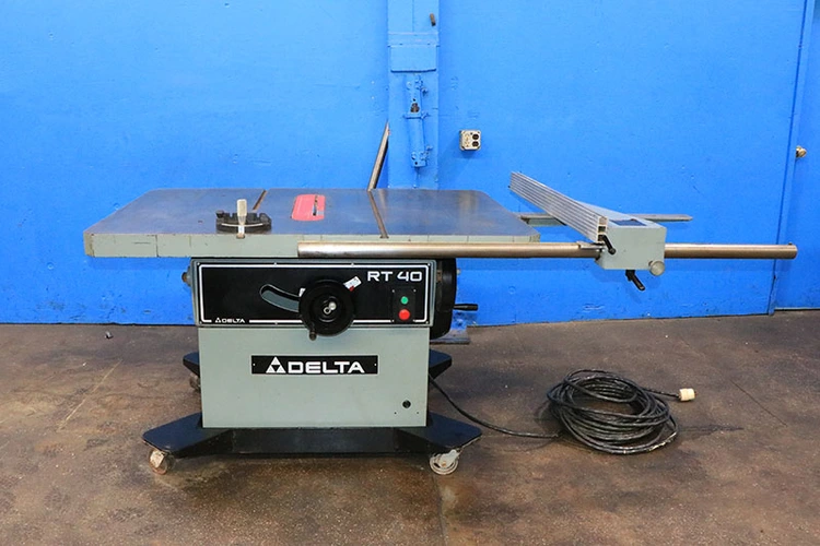 Used 1993 Delta TABLE SAW Woodworking Table Saws New Jersey US | Machinery Values #802360