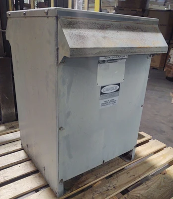 🔥SQUARE D 37S3H 37.5 KVA H.V. 240/480 L.V. 120/240 SINGLE PHASE TRANSFORMER