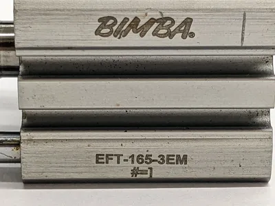 EFT-165-3EM | Bimba  Body Air Cylinder 16mm Bore 5mm Stroke - Used