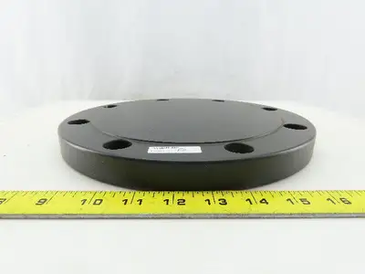 8 Bolt Low-Pressure Steel Unthreaded Pipe Flange Cap Pipe Size 6"