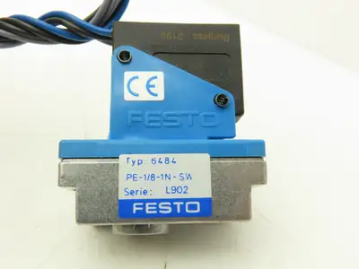 Festo 6484PE PE-1/8-1N-SW Pressure Switch 1/8"
