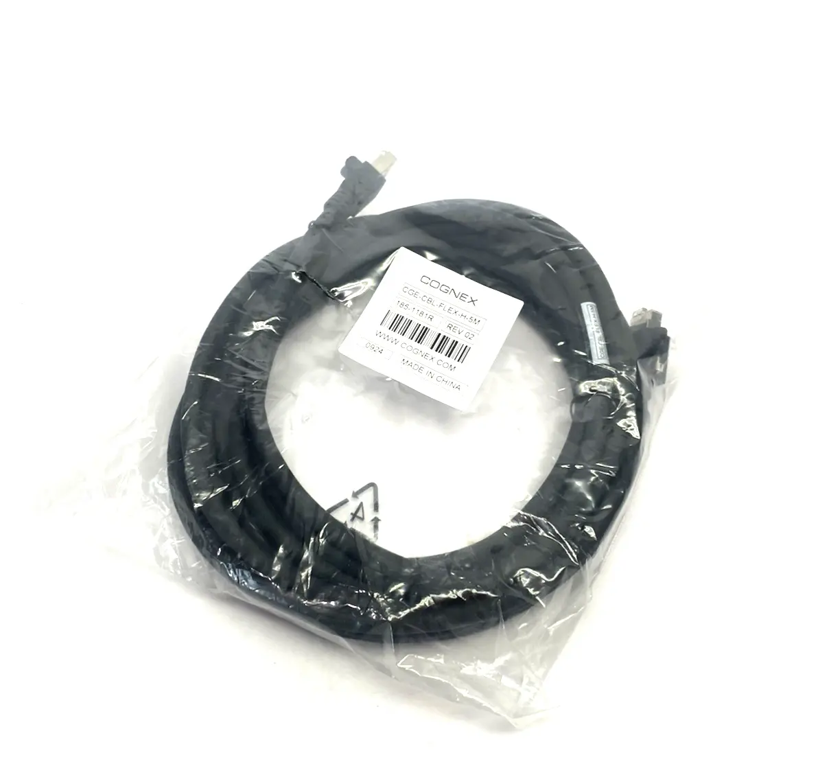 New | in-Stock Cognex Screw-Locking Ethernet Cable RJ45 Ends 185-1181R Cable & Wire Michigan US | Maverick Industrial Sales #1393363
