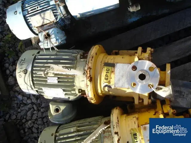 Used Kontro 1" x 1" x 4" Kontro Centrifugal Pump, 316 S/S, 3 HP Pumps Ohio US | Federal Equipment Company #125246
