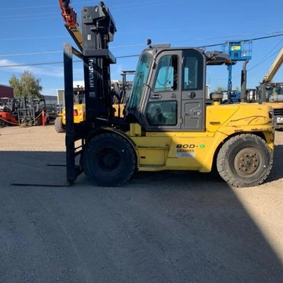 Used 2017 HYUNDAI 80D-9 Internal Combustion Forklifts: Pneumatic Tire Saskatchewan CA | Leavitt Machinery #1443684