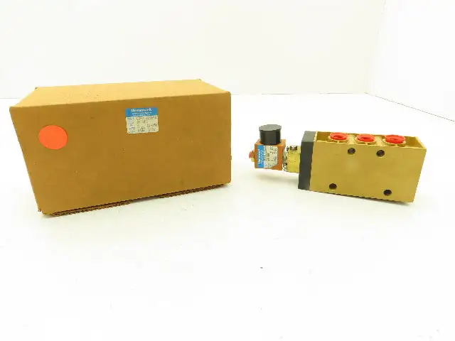 Honeywell Skinner U341L11S600 Vickers Solenoid Valve 10 Bar 1/4" Port 24 VDC
