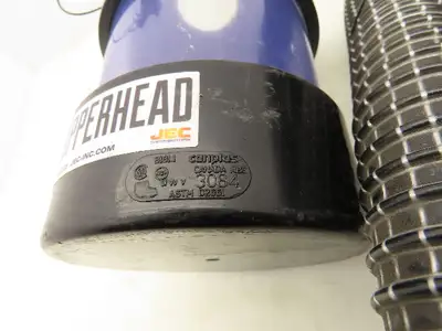 Copperhead Welding Tip Dresser Chip Vacuum Collector Cannister with Hose