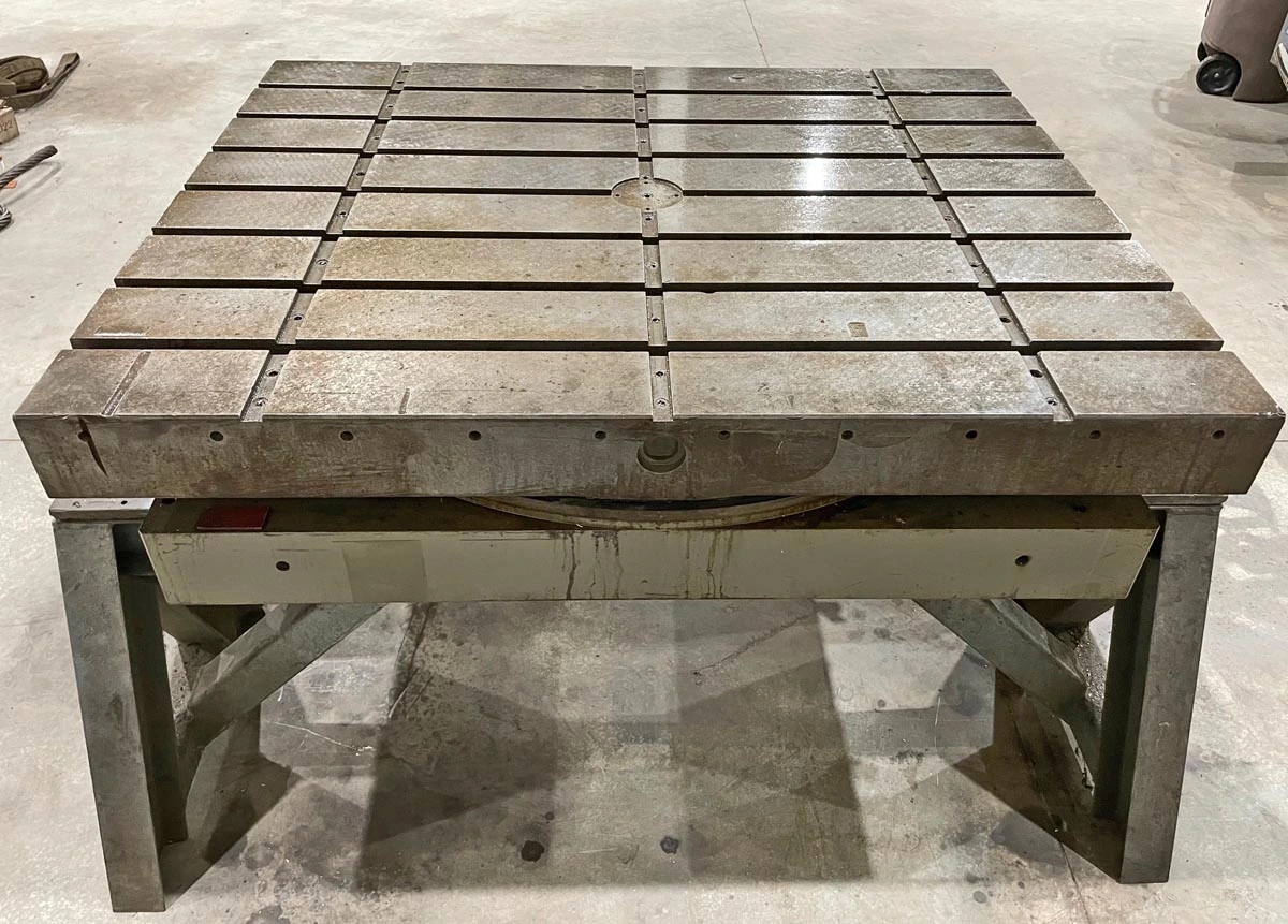 40″ X 50″ DEVLIEG AIRLIFT ROTARY INDEX TABLE