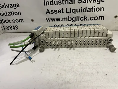 SMC EX260-SEN1 Ethernet/IP Fieldbus System Pneumatic 16 Solenoid Valve Manifold