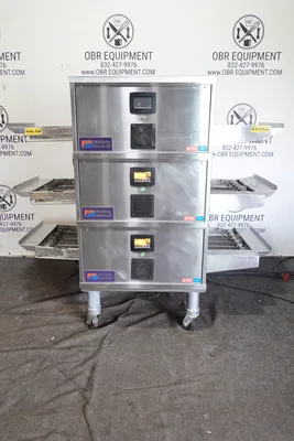 2022 MIDDLEBY MARSHALL CTX ELECTRIC TRIPLE STACK PIZZA CONVEYOR OVEN MODEL DZ33T