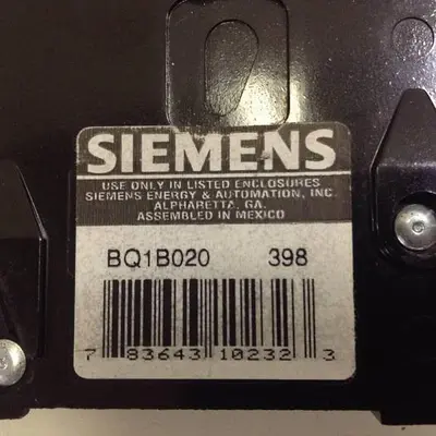 USED SIEMENS BQ1B020