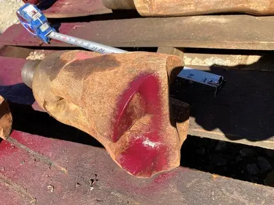 Used AFTERMARKET 5-3/4" DIAMETER "SHORT" CHISEL BIT Tool Bits Pennsylvania US | East West Machinery & Drilling #1417165