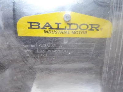 1/4 HP Baldor CL3303D-51 Electric Motor D636D Frame 120/240V 1800 RPM New NIB