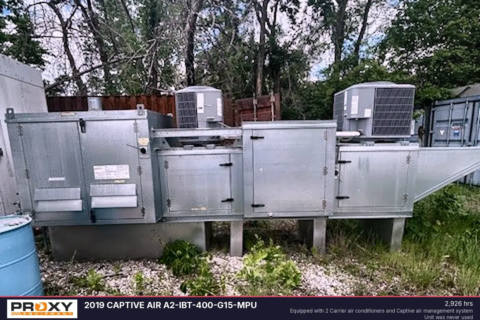 Used 2019 CAPTIVE AIR A2-IBT-400-G15-MPU Air Conditioning Equipment Iowa US | Proxy Equipment #1385158