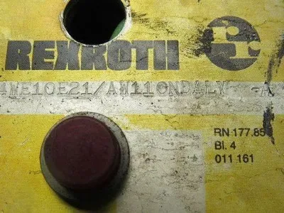 Rexroth 4WE10E21/AW110NDALV-A Hydraulic Directional Valve 110V Coil