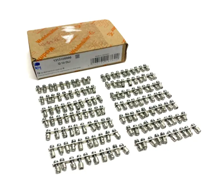 Used WEIDMÜLLER TERMINAL BLOCK CROSS CONNECTOR 10-POLE Q 10 DLI Terminal Blocks | Maverick Industrial Sales #1117029