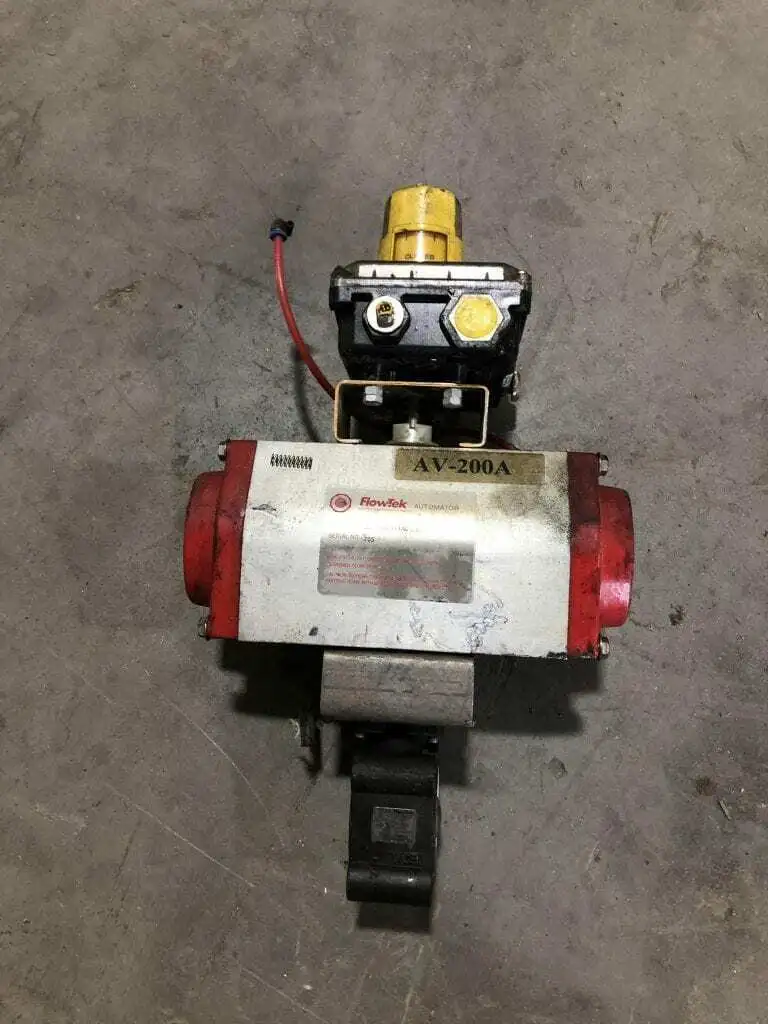 Flow-Tek API-607 2″ WCB Pneumatic High Pressure Ball Valve 2200CWP 140PSI