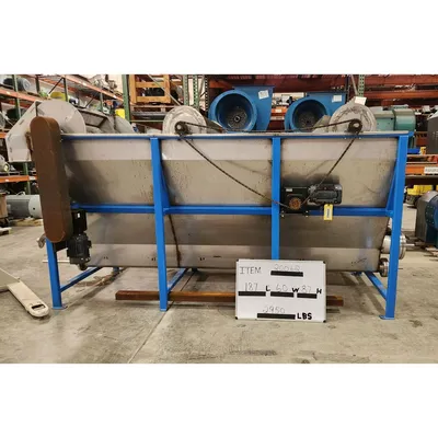 Used Lump breaker Dewatering Screw Settling Solid Liquid Separation Tank