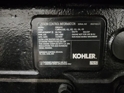 New 3250KW Diesel Generator Kohler KD3250 480 Volts TIER 2 Instock Warranty