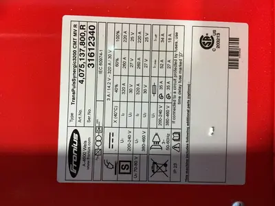 Used FRONIUS TRANSPULS SYNERGIC 3200 CMT MV R Welding Machinery (Other) Ohio US | HGR 24 #1287339