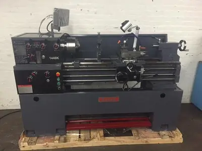 Clark 14″ x 40″ Geared Head Toolroom Lathe – Inch/Metric – NEW! W/DRO, TOOLING