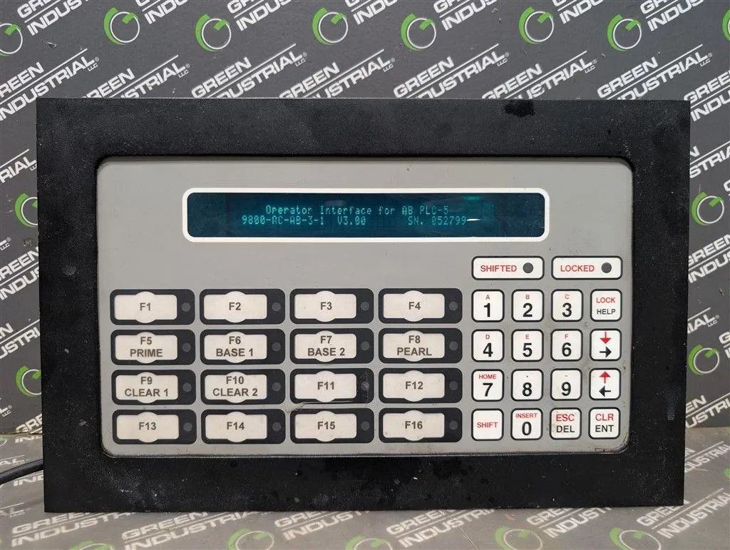 Used Quartech Corporation 9800-AC-AB-3-1 PLC-5 Interface Module V3.00