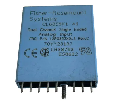NEW FISHER ROSEMOUNT CL6859X1-A1 ANALOG INPUT MODULE CL6859X1A1