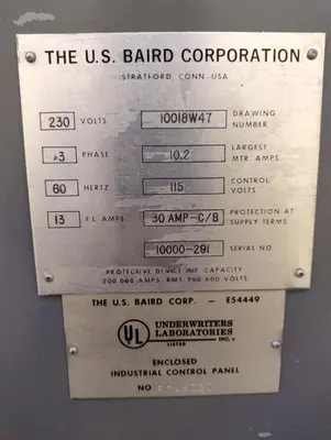 Used U.S. BAIRD 00 Wire Forming (and Four Slides) Ohio US | G-2000, Inc. #1063272
