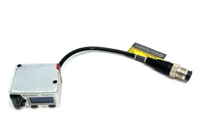 USED KEYENCE ALL-PURPOSE CLASS 2 LASER SENSOR, DETECTION DISTANCE 2 M