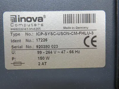 Used INOVA ICP-SYSC-USON-CM-FHLU-3 Misc Electrical & Power Parts Texas US | Aucto #1307279