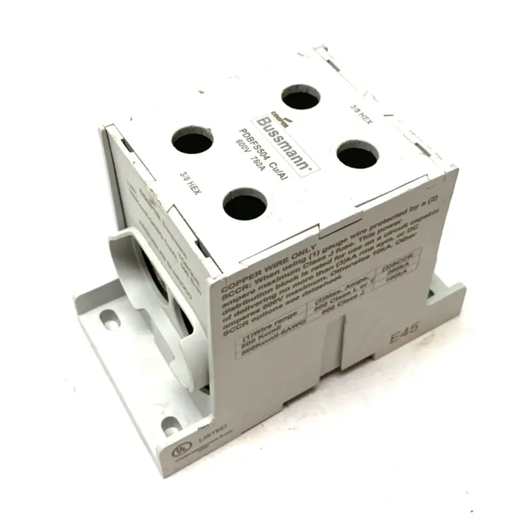 Used COOPER BUSSMANN POWER DISTRIBUTION BLOCK 600V 760A Terminal Blocks | Maverick Industrial Sales #1104579