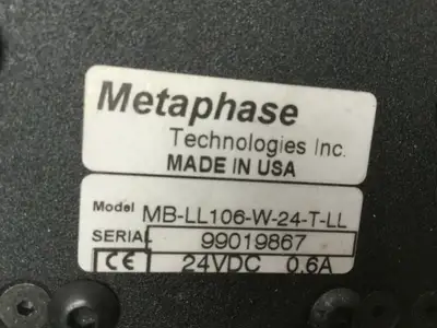Used Metaphase Line Light 24VDC, 0.6A Light Sources / LED Michigan US | Maverick Industrial Sales #1401715