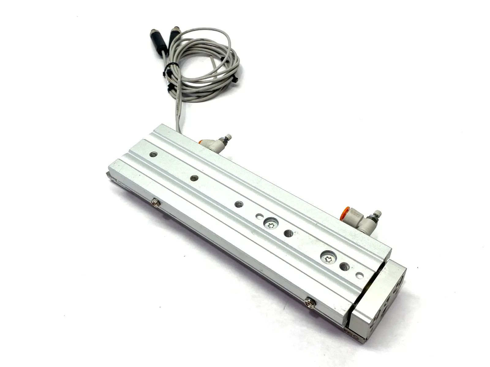 Used SMC High Precision Slide Pneumatic Cylinder 16mm Bore 125mm Stroke Pneumatic Cylinders Michigan US | Maverick Industrial Sales #1414277