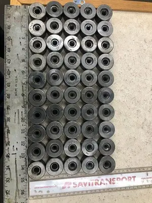 3044-140 Lot of 50 Tungsten Quality Carbide Medium-Size Wire and Tube Drawing Dies