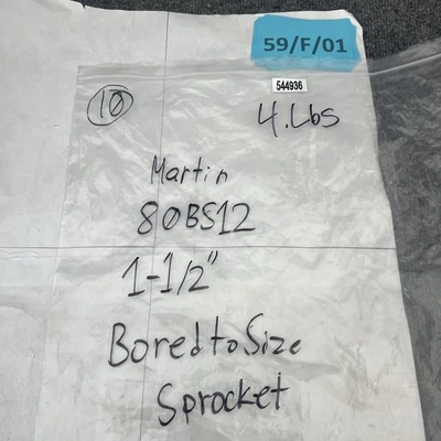 New | in-Stock Martin 80BS12 1-1/2 Parts & Accessories (Material Handling) California US | Davliegogo LLC #1707068
