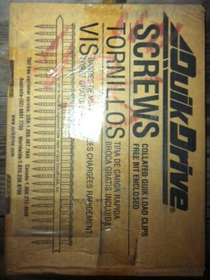 Screws,No.X1S1016, 5/16 HEX #10x1",Approx.1500 screws per box(33)Boxes Available