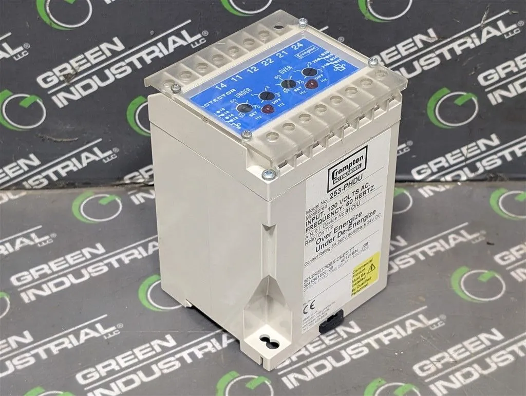 Crompton Instruments 253-PHDU PROTECTOR Generator Relay Module Used