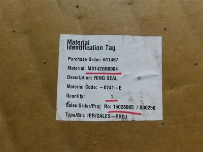 Siemens MS142GB0004 Sealing Ring Assembly Rev. 2
