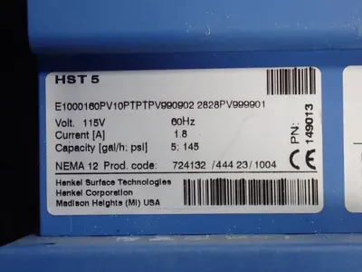 USED HENKEL SURFACE TECHNOLOGIES HST5