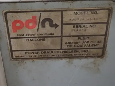 USED POWER DRAULICSNIELSEN INC 9007V1M34