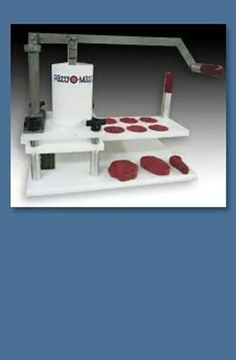 HAMBURGER PATTY MACHINE - 6 AT A TIME - SEE VIDEO
