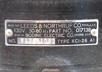 NEW LEEDS & NORTHRUP KCI-26 A1