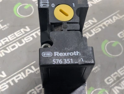 Rexroth 576351...0 Directional Solenoid Valve Assembly R412005902 Used